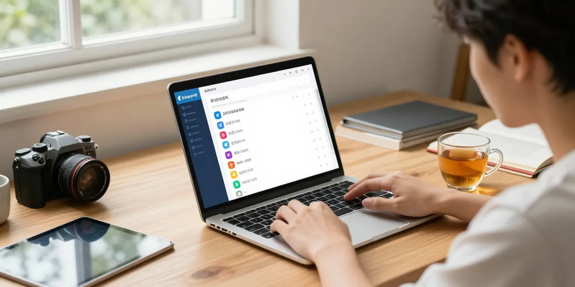 Setting up Telegram Chinese Version in a tech workspace with Mandarin interface setup.