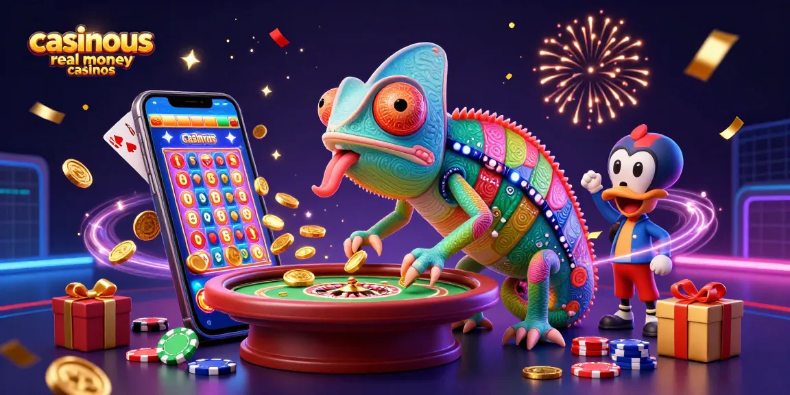 Experience big wins at casinous real money casinos with vibrant slot games and a lively atmosphere.